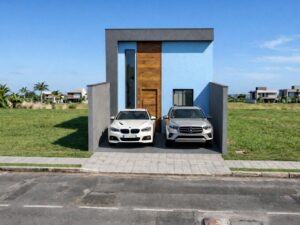 Projeto Casa Ypê – Terreno com largura de 5m X 20m de comprimento - Casa Térrea com pé direito duplo