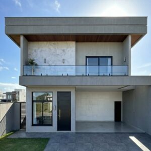 Projeto Casa Rochedo - terreno 10m x 250m (casa sobrado com 2 dorm. + 1 suíte e área gourmet)
