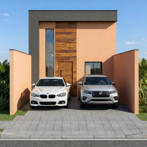 Casa Mostarda - Projeto de casa térrea com 70,07m² - 2 Dorm. e 1 Suíte